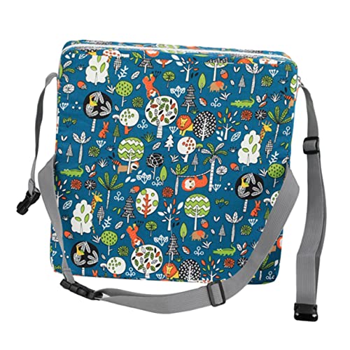 Alasum 軽量 子供用ダイニングクッション キッズチェアパッド 椅子用高さクッション 快適設計 持ち運び便利 食事シーンに