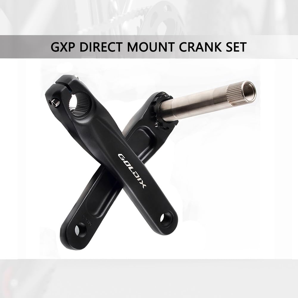 Guarnitura per Mountain Bike 170mm 175mm Guarniture Direct Mount Hollow Integrated Cread Braccette con Movimento Centrale BSA 68-73mm Adatto a 7/8/9/10/11/12 velocità Lega di Alluminio