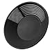 Poêle chercheur d´Or, Pan Plastique noir 38cm Orpaillage Chercheur d `Or,Gold Pan Black Plastik Pwtchenty