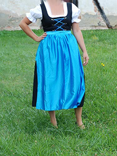 Dirndl lang mit Bluse und Schürze Cover