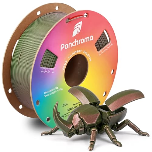 Image of Polymaker Panchroma Starlight PLA Filament 1.75mm for 3D Printing, Meteor | Neatly Wound, Starry Sky PLA 1kg, Easy Print & Smooth Feeding, Compatible with Bambu Lab & Most 3D Printers