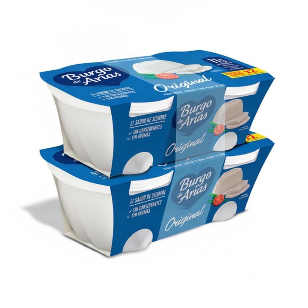 Queso Blanco Pasteurizado Natural - Formato Ahorro Pack de 4 x 230g (920g) - Rico en Proteínas - Sin Conservantes - Elaborado con Solo 3 Ingredientes - NEXU