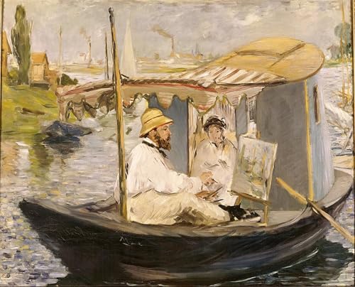 La barque d'Edouard Manet toile murale pour créer une ambiance apaisante au salon