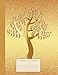 Produktbild Composition Notebook Tree: Half College Ruled, Half Blank Book to write in for school, take notes, for teen girls, students, teachers, homeschool, aesthetic golden Tree Art Cover