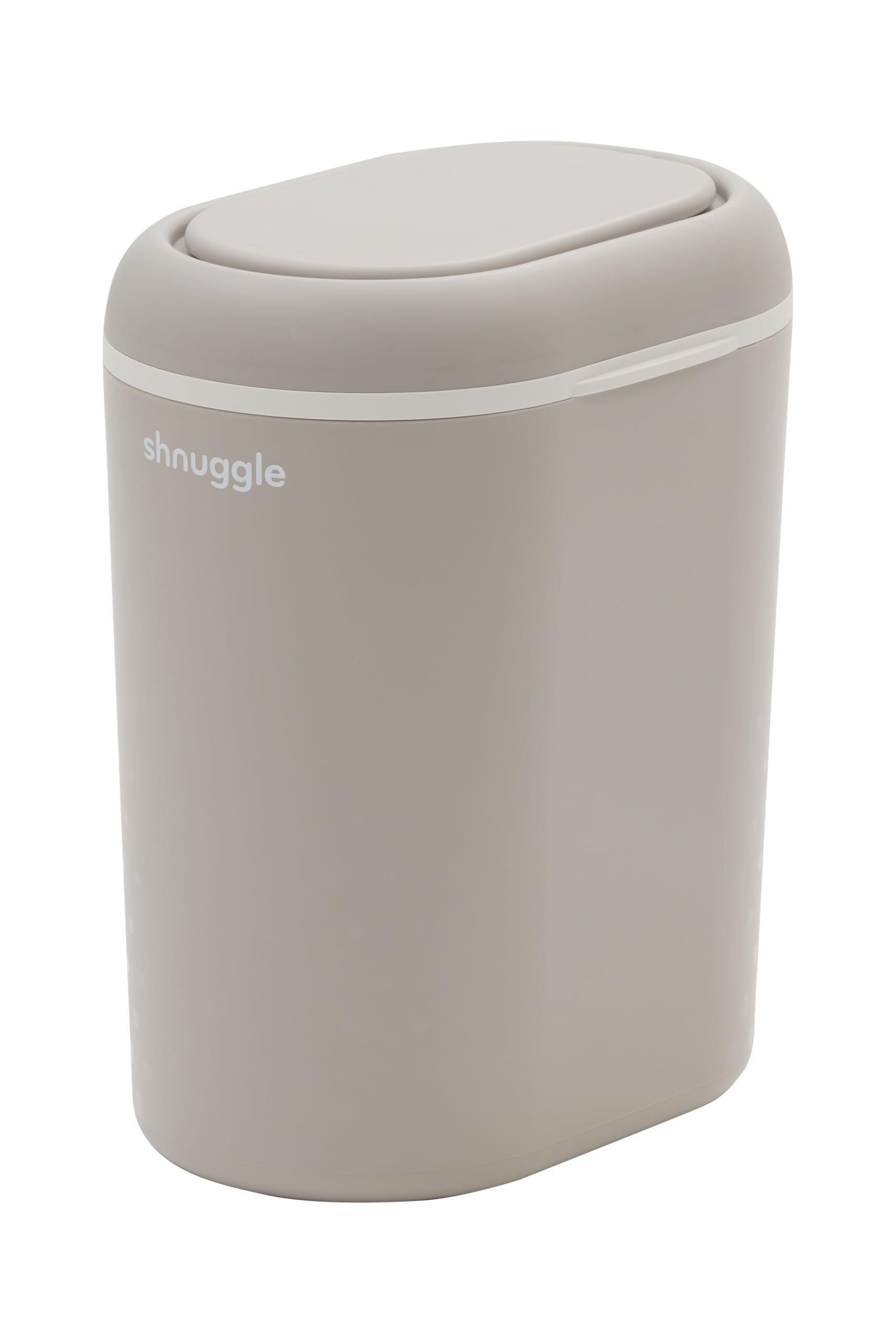 Shnuggle Eco-Touch - Cubo de pañales (Diaper Pail) | Sistema de eliminación de pañales ecológico | Sin recargas costosas - Utiliza cualquier bolsa | Bloqueo de olores con doble sello | Cubo de fácil