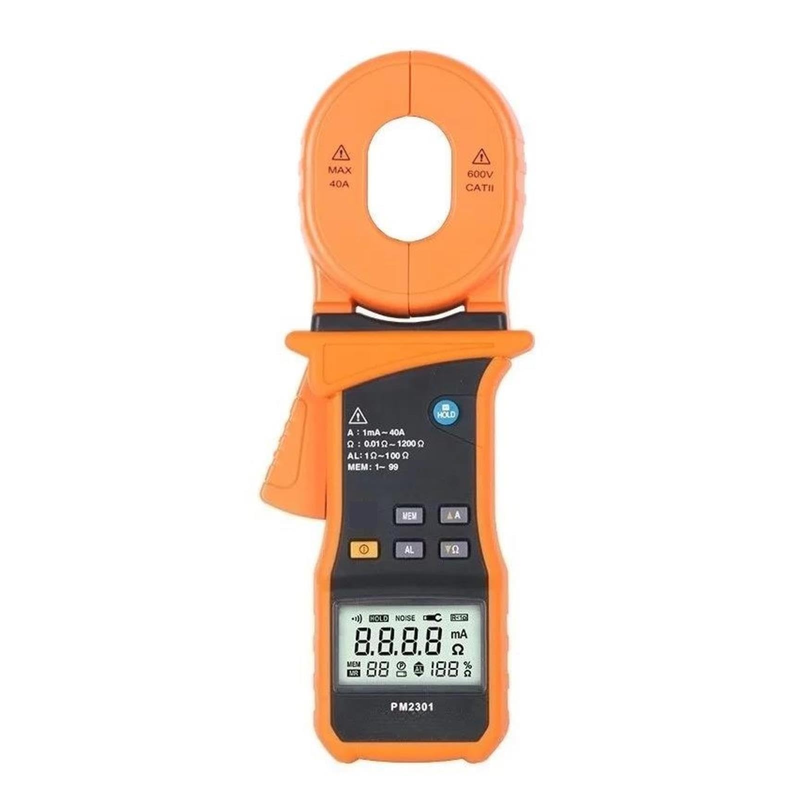Medidor de Resistencia, ST181 4000 cuentas medidor de pinza digital probador capacitancia resistencia voltaje corriente CA
