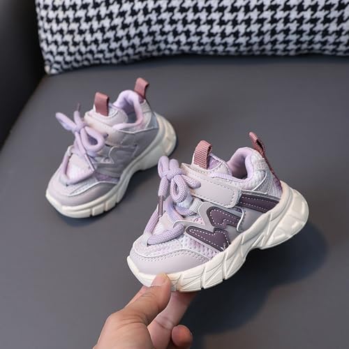 IWIHMIV Girls Tennis Shoes Kids Sneakers Boys Running Shoes Lightweight Walking Shoes Breathable Sport Slip On Shoes for Girls2