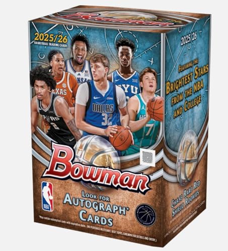 2025-26 Bowman Basketball Blaster Box (60 Cards/Box)