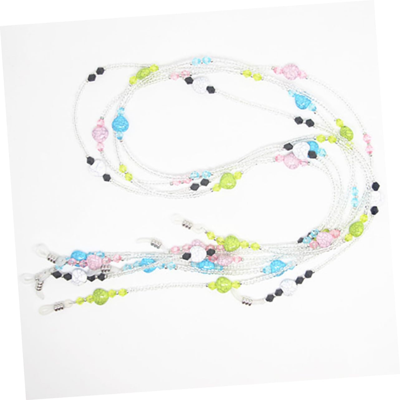 LIFKOME 3 Juegos De Cordones Para Gafas Para Mujer 4 Unidades Negros Cómodos Y Resistentes.