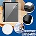 VOKOY 60 Pack 8.5x11 Inches Binding Covers and Backs Set, Letter Size Quality Un-Punched Report Covers, 30 Pcs 10mil Clear Binding Covers 30 Pcs 12mil Black Plastic Covers for Home Office School