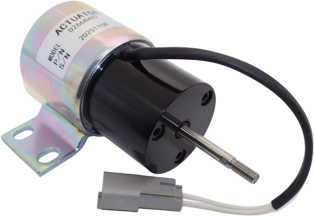 D2668497 12V Throttle Solenoid Compatible for Engine Parts Generator Parts