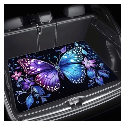 Tapis de coffre haute résistance au design papillon pour voiture élégante