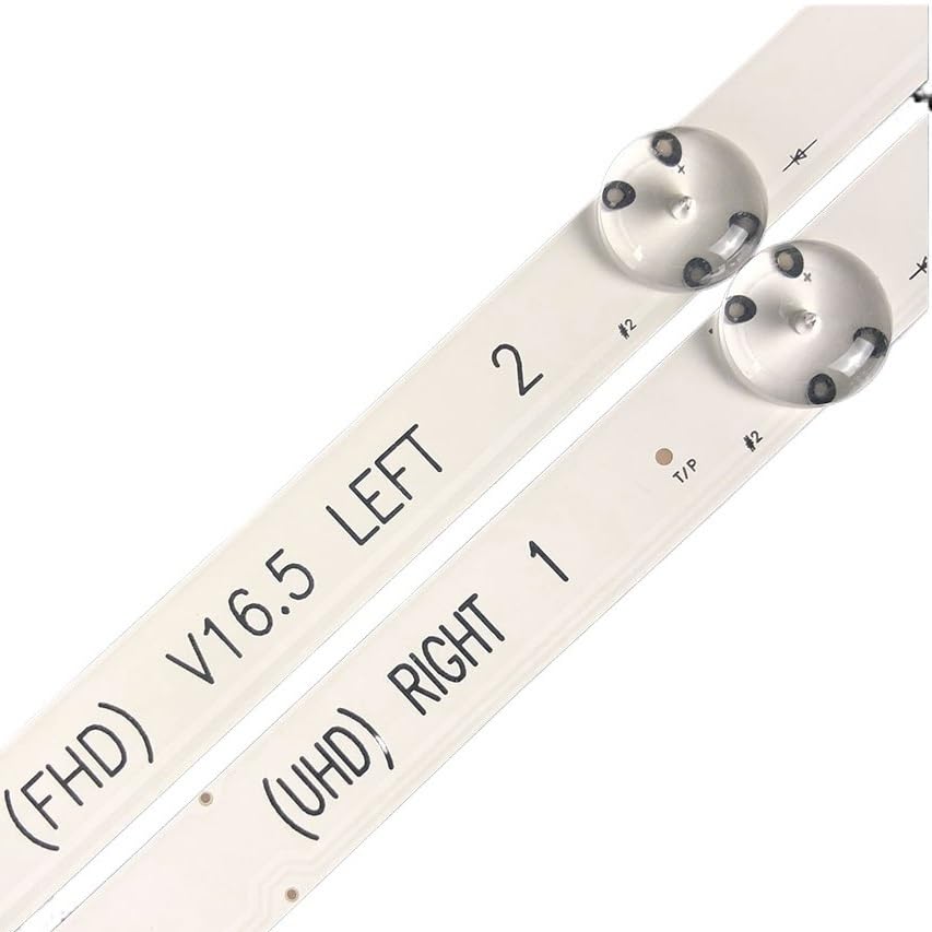 4 Par 486mm 3V 1W LED-bakgrundsbelysning för 49UH650-videor