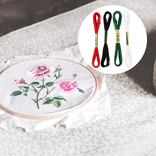 EXCEART Linha de Fio de Bordado 72Pcs Fio de Pulseira de Amizade Linha de Ponto Cruz Multicolorido C