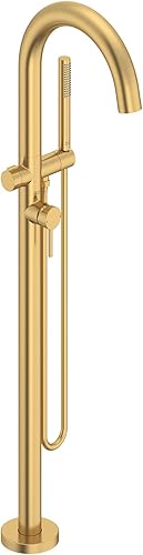 American Standard T064951.GN0 - Llenador de bañera independiente contemporáneo, cepillado Cool Sunrise (dorado)