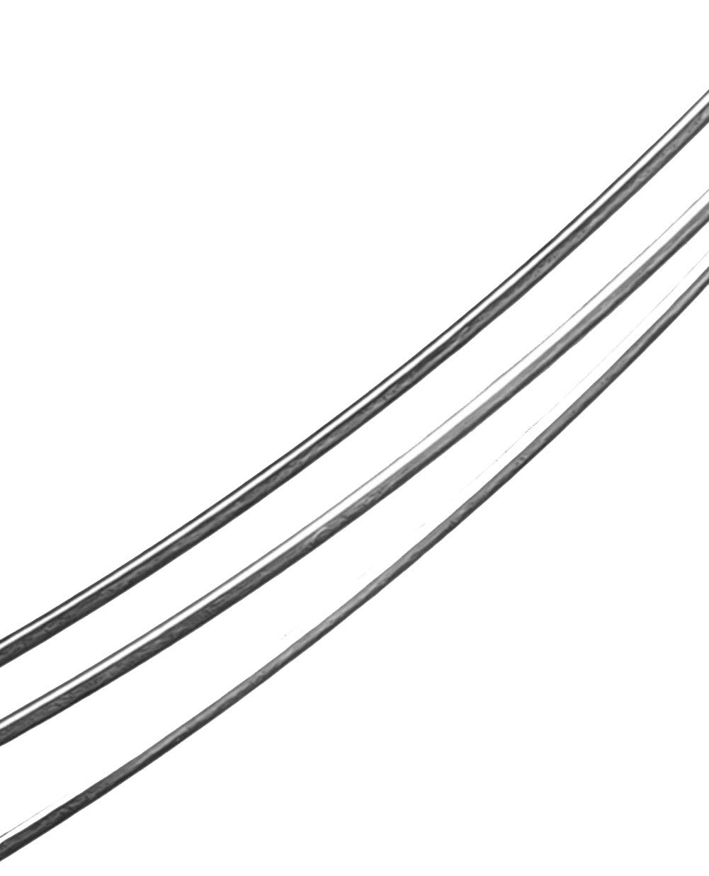 uGems 925 Sterling Silver Round Wire Soft Temper 24 Gauge (6 Feet) #ss204