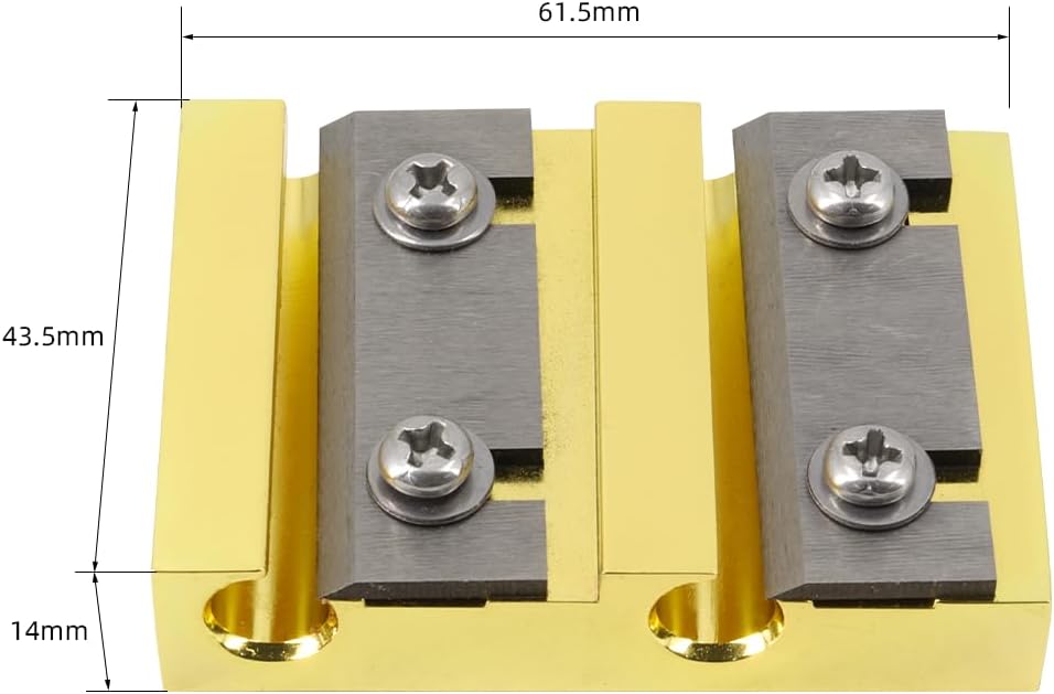 Violin Peg Reels Shaver Making Tools Luthier Tools for 3/4-4/4 Size Violin (Gold)