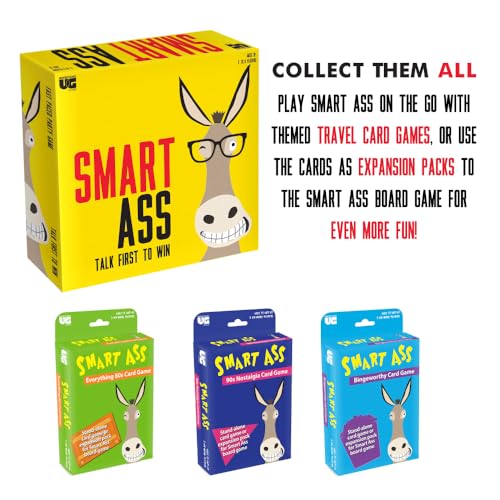 image for University Games | Smart A** Bingeworthy Tuck Box Card Game for 2 or M