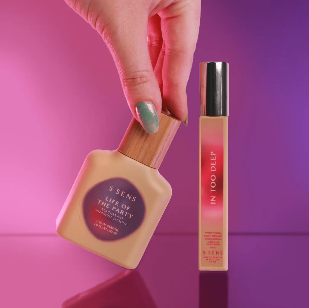 5 SENS Mood Mix Eau de Parfum Gift Set – Life of the Party (30ML) & In Too Deep (10ML) – Bold & Subtle Fragrance Duo for Men & Women – Travel Size Included - Image 5