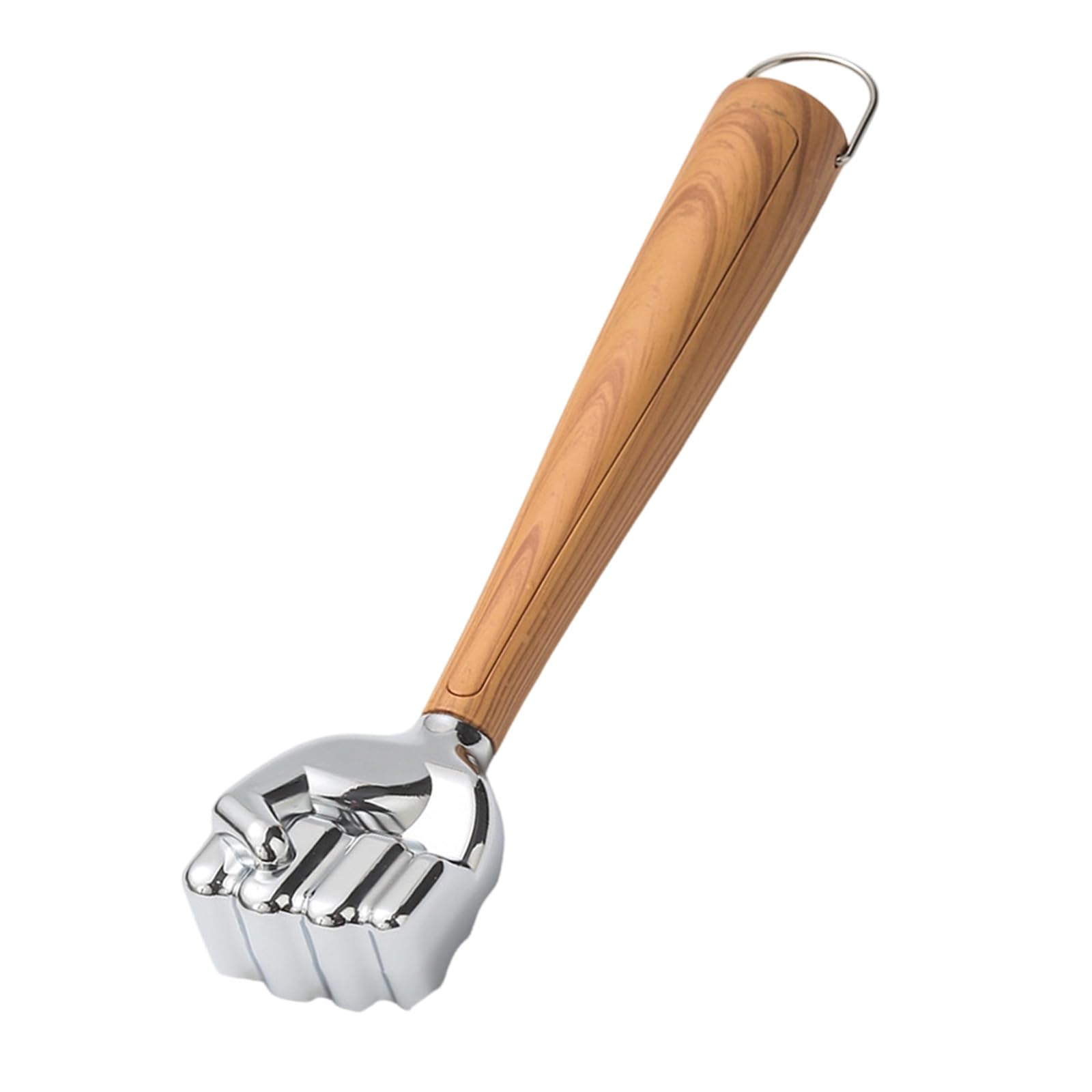 Oxxggkao Unique Fist Shape Meat Hammer Practical Alloy Ideal for Tenderizing Beef Pork and Poultry in Kitchen Metal Mixture Meat Hammer