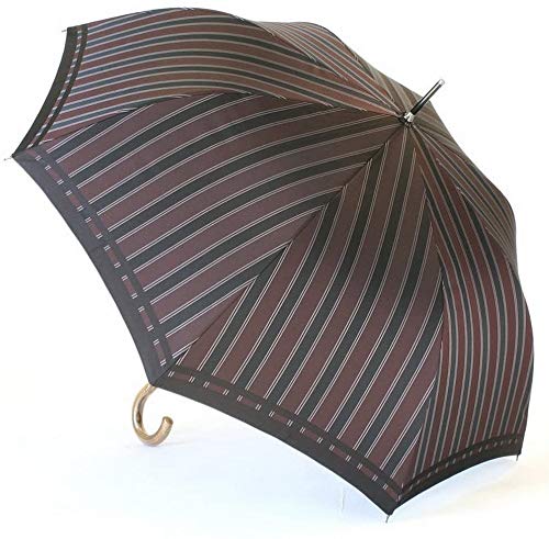 Amazon.co.jp: 高級甲州織 メンズ 長傘 「Tie」 ストライプ ✕ 無地