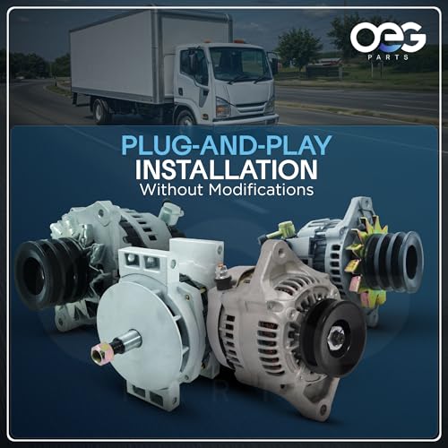 OEG Parts New Alternator Compatible With Isuzu Chevy NPR NQR 4.8L 1998-2002 TRUCK 4HE1 97189649 LR180-510 2902768000 8971895490 8971896490 by Parts Player - Image 8