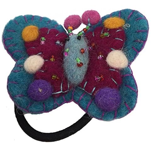 Handmade Felt Butterfly Hair Accessory by One World is Enough Cover