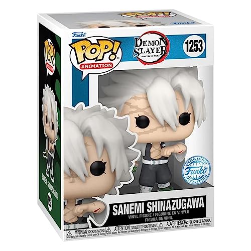 Funko Pop! Demon Slayer 1253 Sanemi Shinazugawa Exclusive, Grey - Image 3