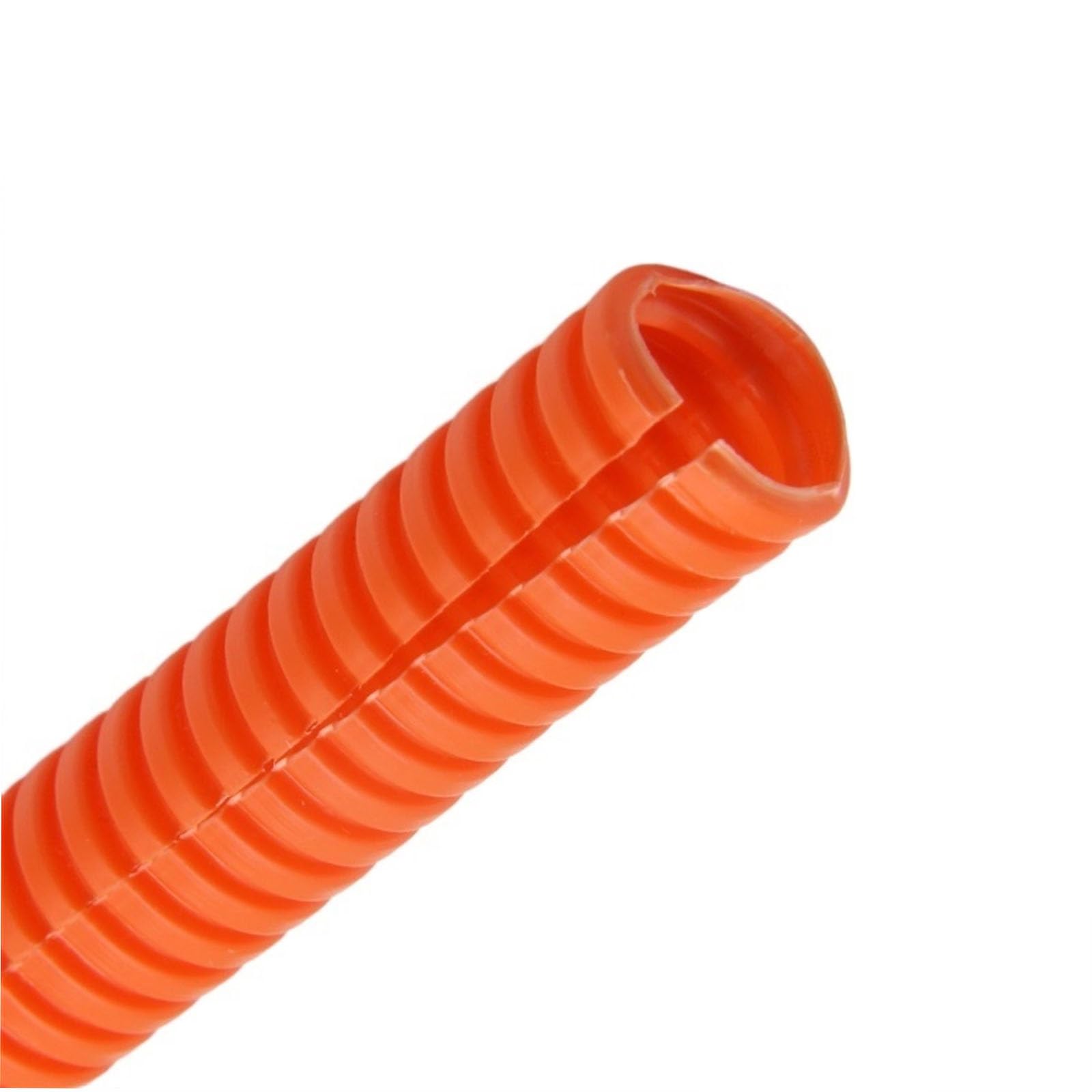 YDHSIKK Corrugated Wire Tube, PP Corrugated Conduit Multicolor AD 11.6-34.5mm 5 meters(Oranje,AD 11.6 x ID 8mm)