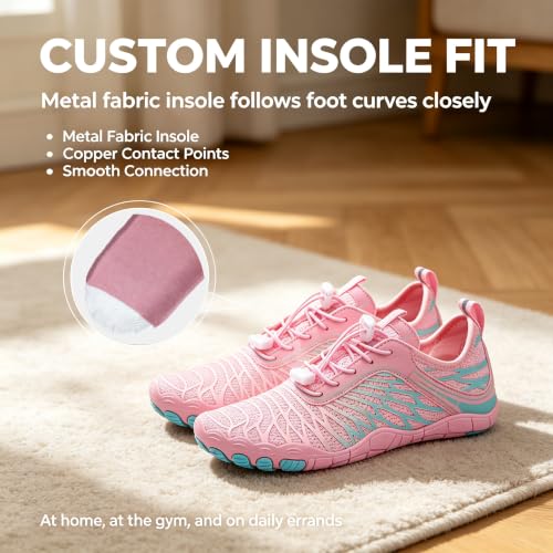 Image of Grounding Barefoot Shoes with Copper , Effective Full-Chain Grounding