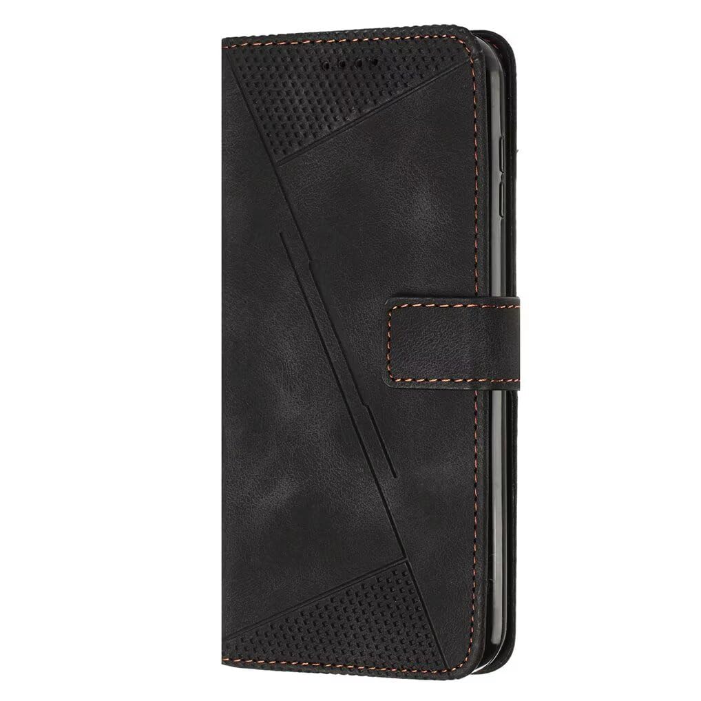 Coque Portefeuille RFID En Cuir Synthétique Pour OPPO A5 / A5M - Design Rétro - Neuf