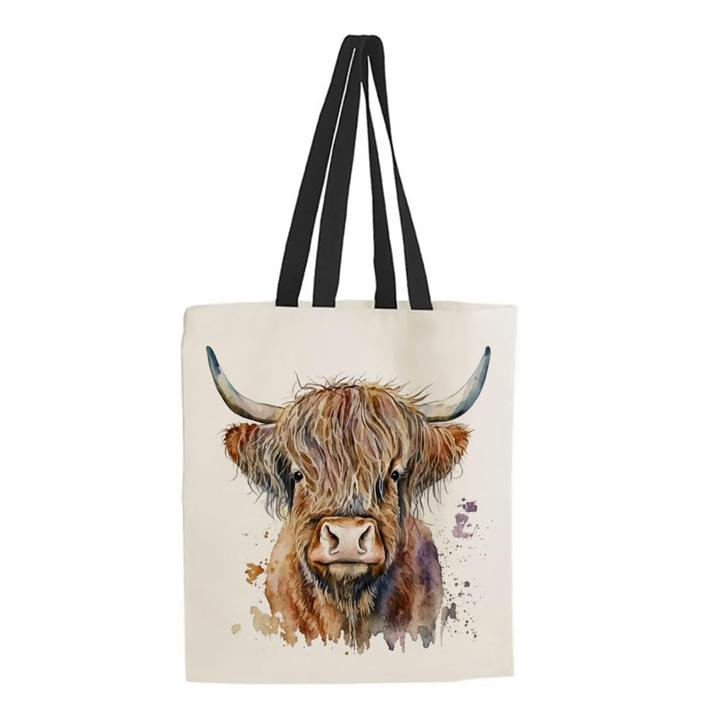 Country Girl Tote Bag With Zipper - Canvas Gift Set For Women With Makeup Pouch