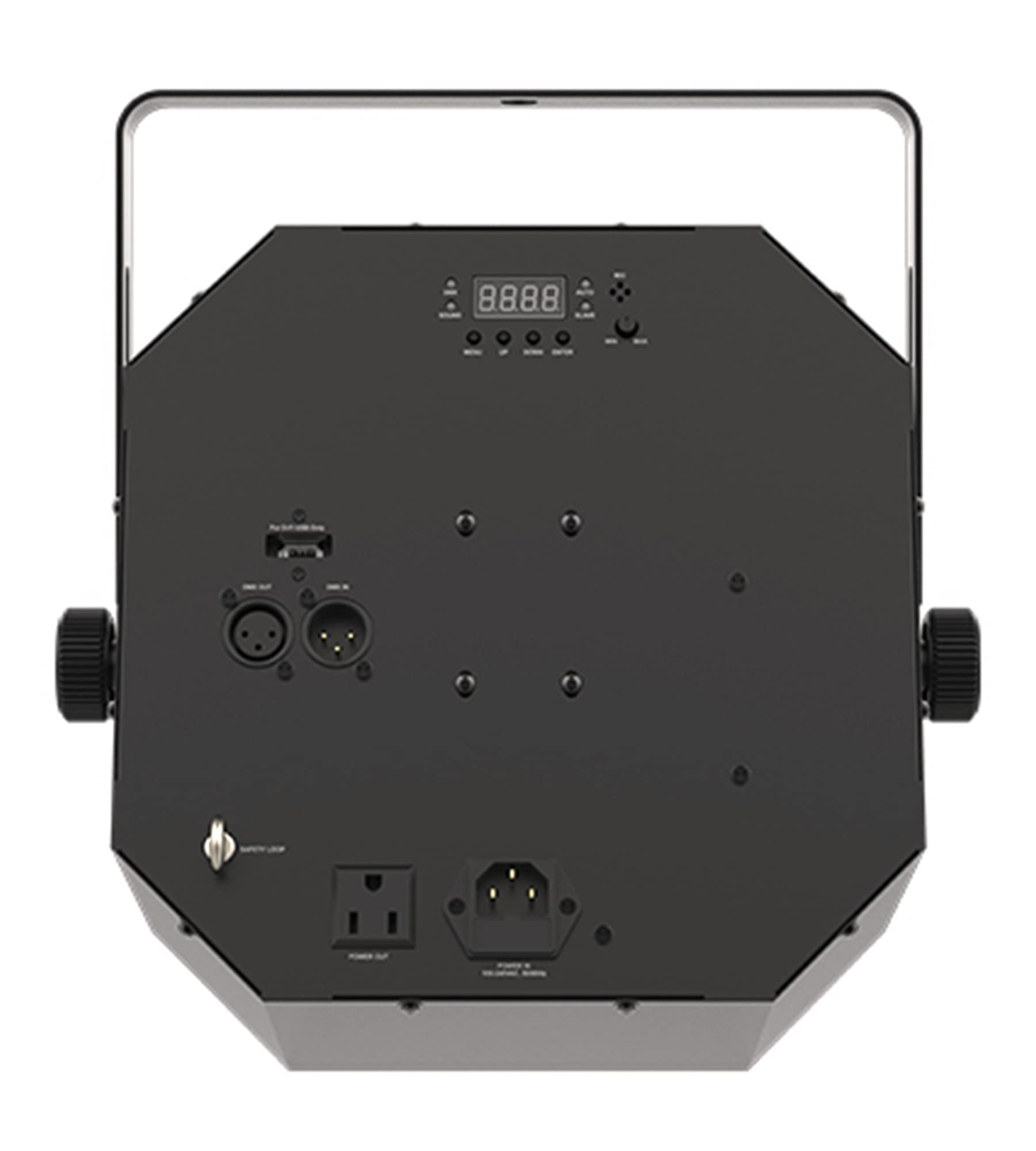 Chauvet DJ Swarm Wash FX ILS - Paquete de luces 4 en 1 con efecto Derby/Wash/Strobe con 2 cables DMX y paño de pulido Austin Bazaar