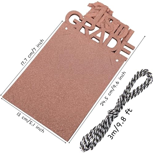 Image of Graduation Decorations 2026 2027 Photo Banner Class of 2026 K-12 Picture Display High School College Grad Party Supplies Pink 4X6 SG063PK