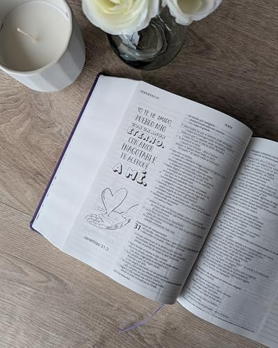 Biblia Inspira NTV con Filament (Tapa dura de SentiPiel, Lavanda) (Spanish Edition) - image 8
