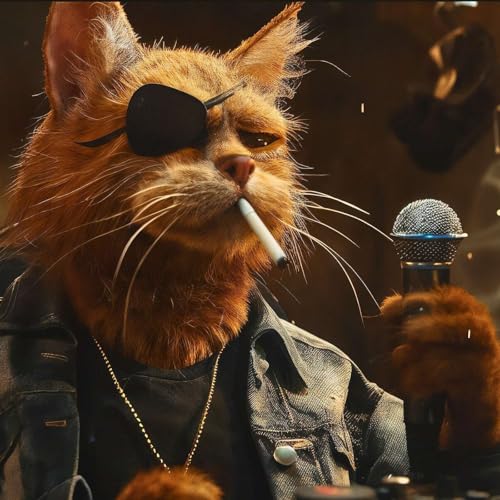 『Mean Orange Cat: Your favorite movies, starring AI cats』のカバーアート