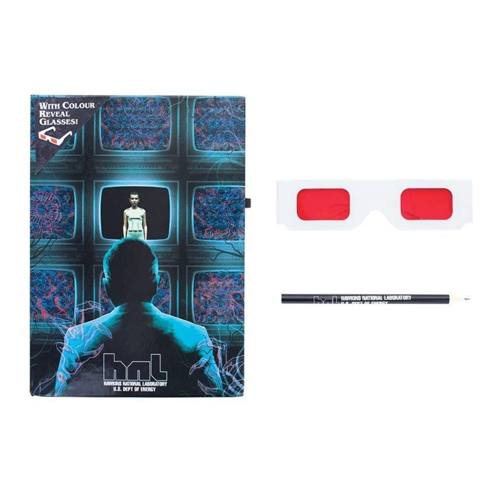 HAWKINS Paladone Quaderno Stranger Things Lab CDU 12 Taccuino Cambio Colore Multicolore