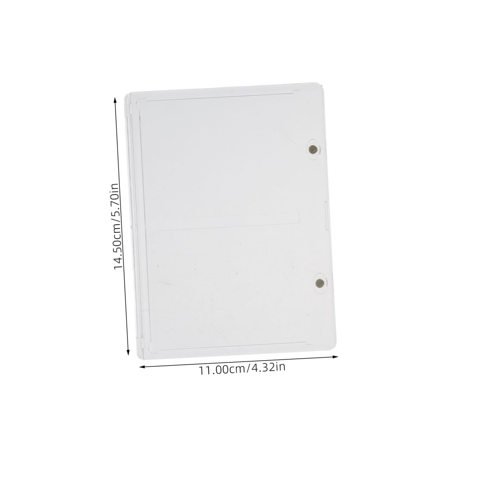 Toyvian 3 zestawy magnetycznych witryn przezroczystych koszulek na karty, karty kolekcjonerskie, na wyświetlacz, magnetyczne etui ochronne na karty, 2 sztuki x 3