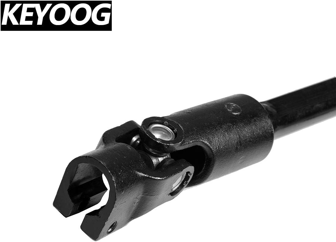 KEYOOG Lower Intermediate Steering Shaft Column Fit for 1987 1988 1989 1990 1991 1992 1993 1994 1995 Jeep Wrangler [ w/Power Steering ] 425-274 52007017 52007017AA 52007017AB 52007017AC