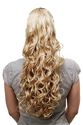 WIG ME UP - N310-26 Hairpiece ponytail extension very long massive volume voluminous curly amazing curls kinks gold blond 23inch
