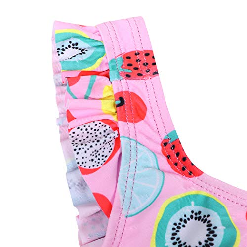 Kantenia Bebê Crianças Garota Bikini Roupa de Praia Terno de Banho Beachwear com Pompoms Verão