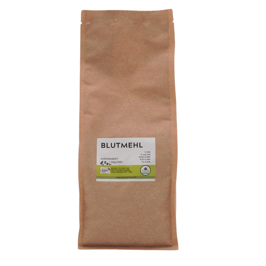 Blutmehl 1,5kg - Organische Langzeitdünger mit hohem Stickstoffgehalt - Amendment im Living Soil