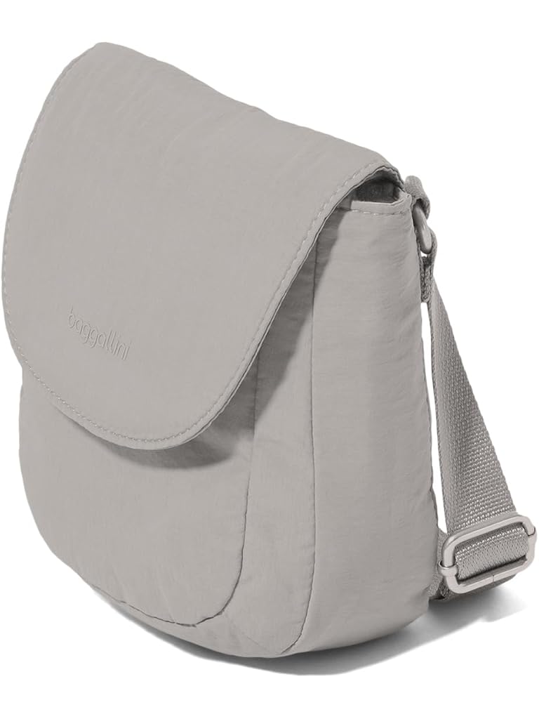 Gray Baggallini Swift Flap Mini Crossbody