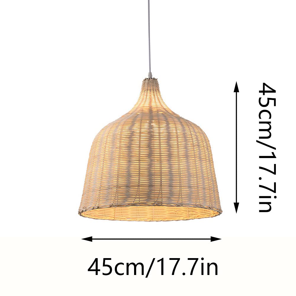 Lámpara De Araña E27 De Estilo Japonés Retro Luz De Mimbre Decoración Colgante De Luz candelabros Reative Accesorio De Iluminación De Techo para Sala De Estar Dormitorio Restaurante Café Casa