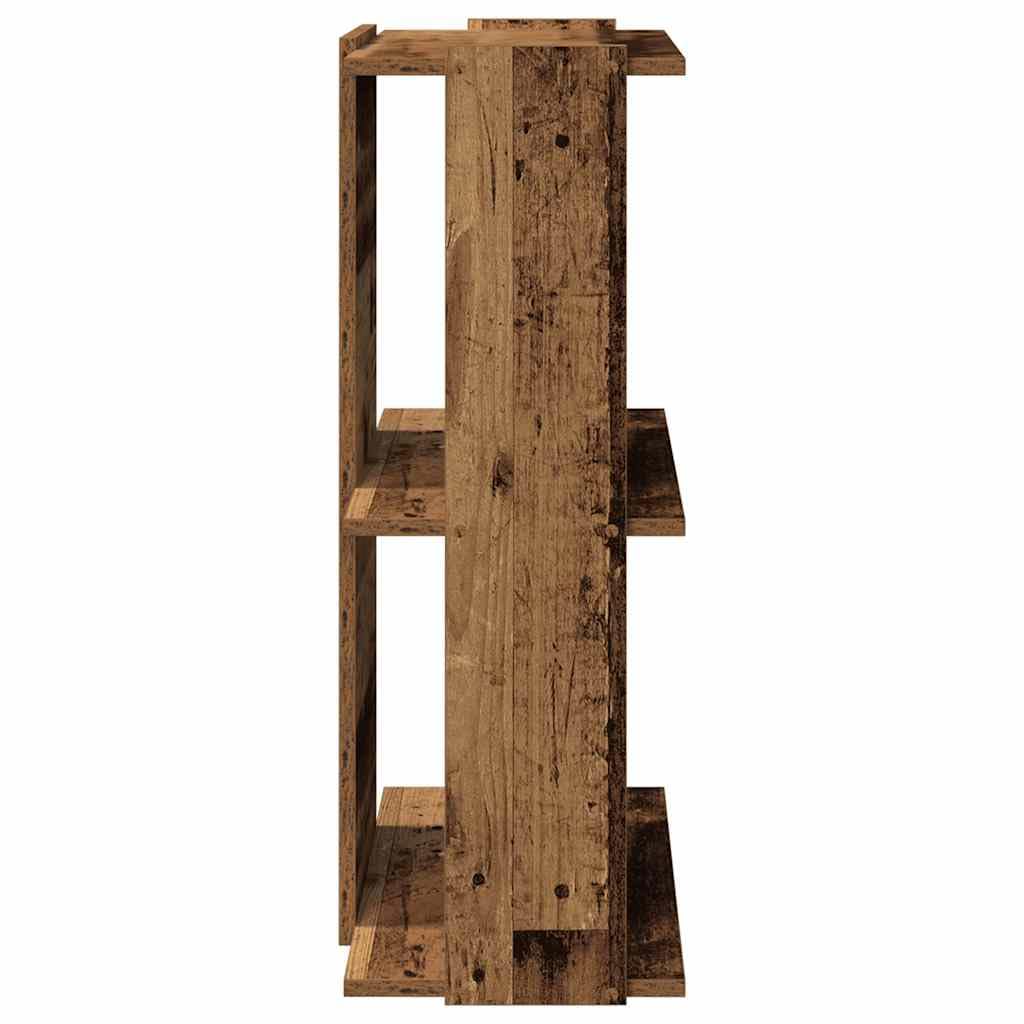VidaXL Libreria 3 Ripiani 60x30x80 Cm - Mobile In Truciolato Nero - Scaffale Portaoggetti Per Libri E Decorazioni - Fissaggio A Parete Incluso - 5