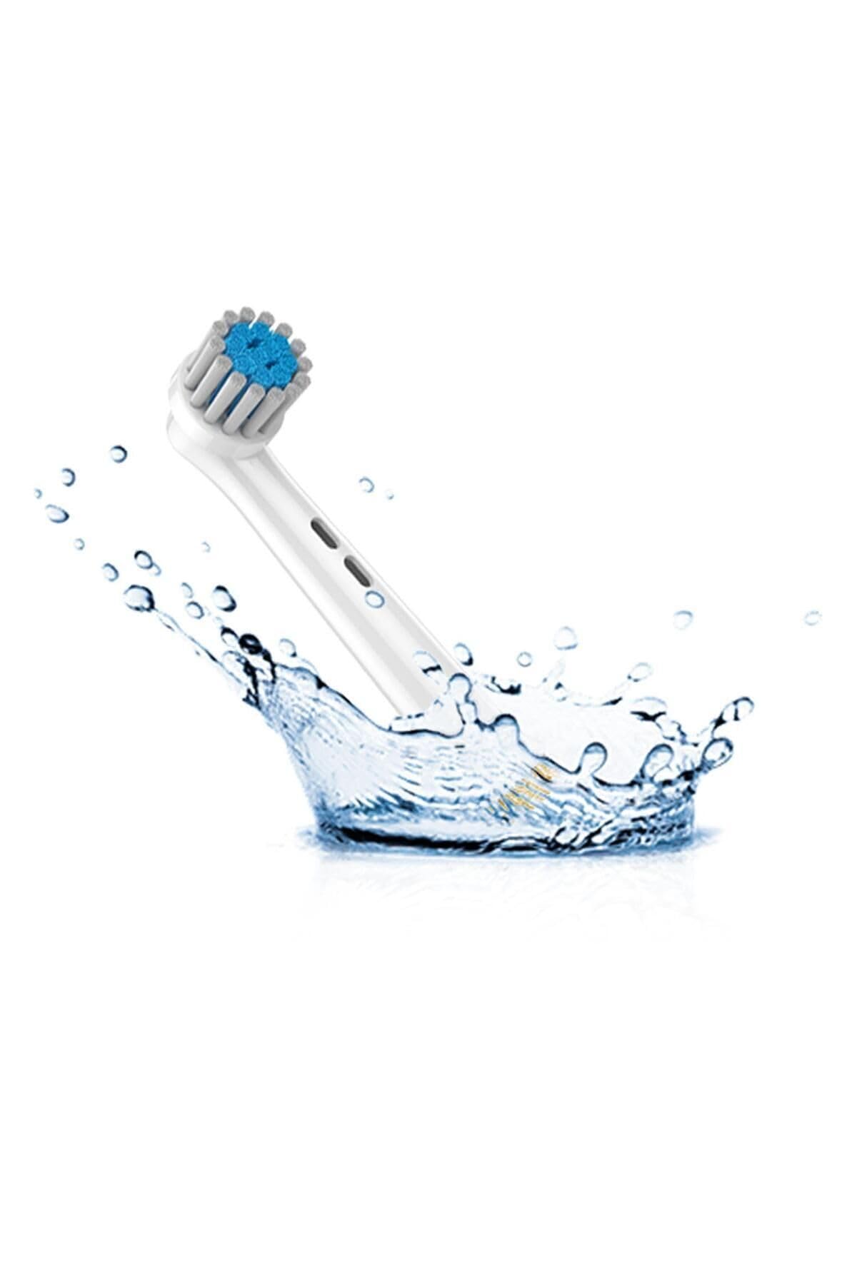 Denthauz Sensetive - Ekstra Yumuşak Oral-B Uyumlu Diş Fırçası Başlığı - 4 Adet Yedek Başlık