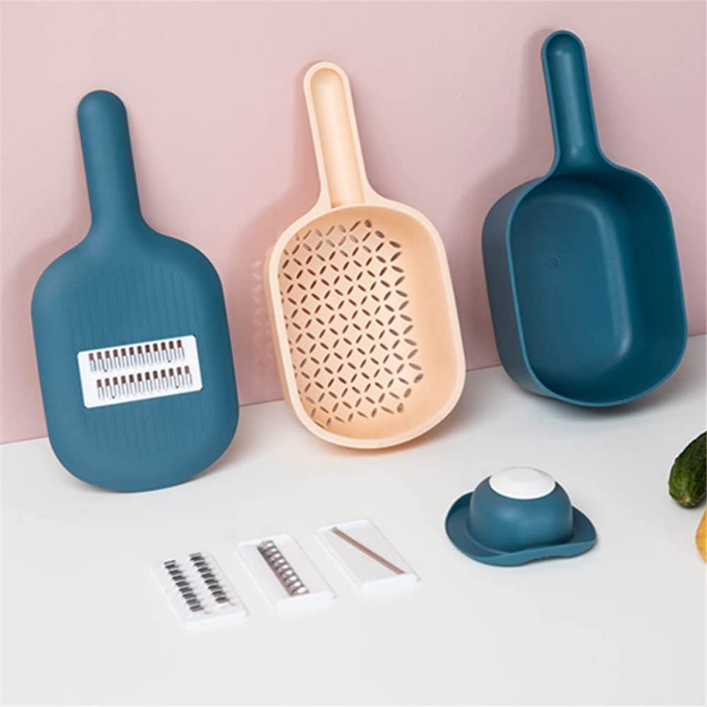 Herramienta de Cocina rallador doméstico Multifuncional, rebanador para Patatas y Zanahorias