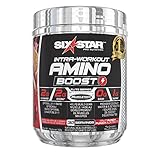 Six Star Amino Boost, BCAA Powder, Fruit Punch, 30 Servings, 182 g (Pack of 1)