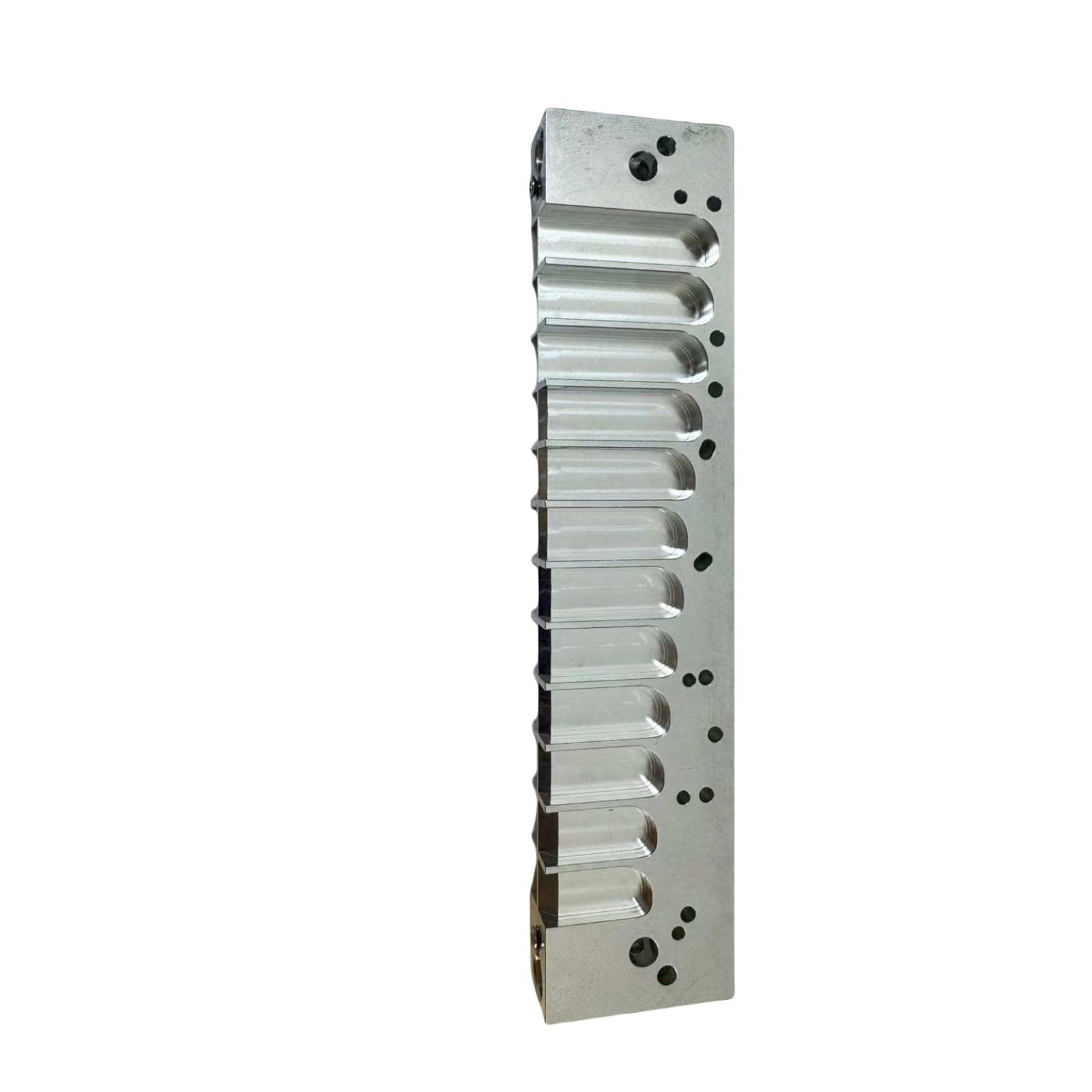 Armonica a bocca in alluminio C 10 fori per armonica a bocca arpa di ricambio per giocare facilmente e uso professionale di parti di strumenti musicali per spettacoli scenici