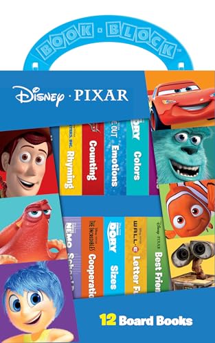 Image of Disney Pixar Toy Story, Cars, Finding Nemo, and More! - My First Library 12 Board Book Block Set - PI Kids